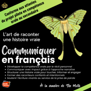 L'art de raconter: le récit narratif au secondaire