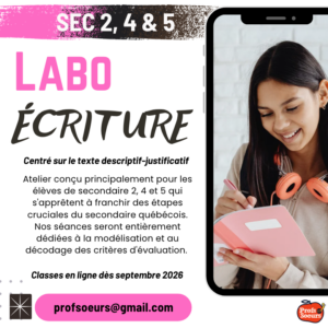 Labo Écriture 2 4 5